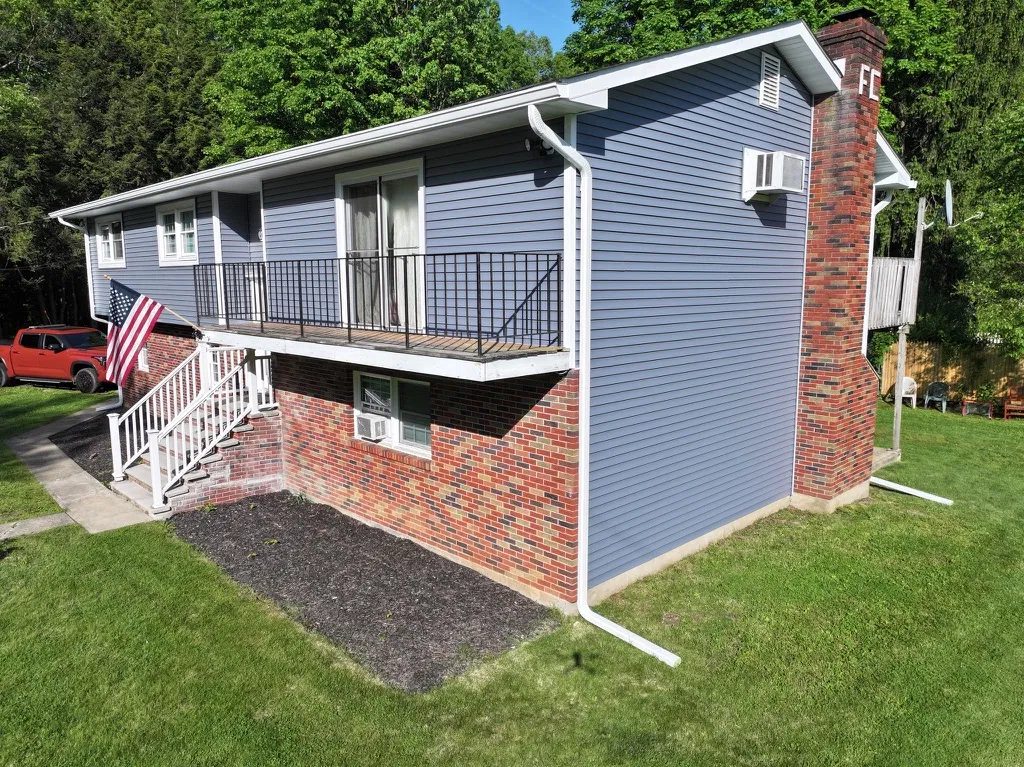 Completed home exterior