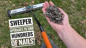 Magnetic nail sweep after installation